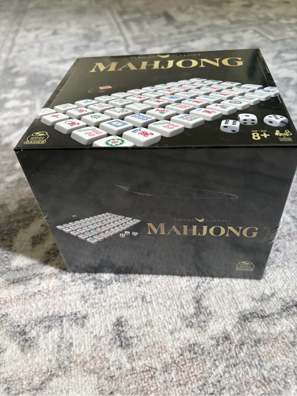 Mahjong Set — Black Box with White Tiles - Picture 4 of 5